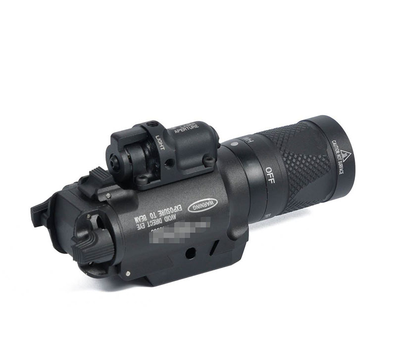 Surefire X400V Flashlight White and IR Output With Red Laser BK
